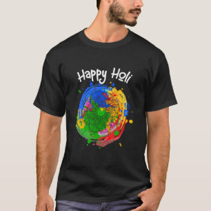Gelukkig feest van de kleuren Happy Holi 2023 voor T-shirt