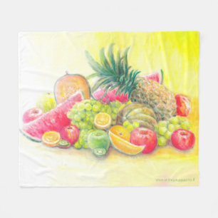 Gelukkig fruit fleece deken