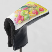 Gelukkig fruit golfheadcover (3/4 voorkant)