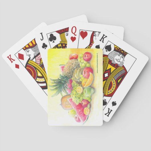 Gelukkig fruit pokerkaarten (Achterkant)