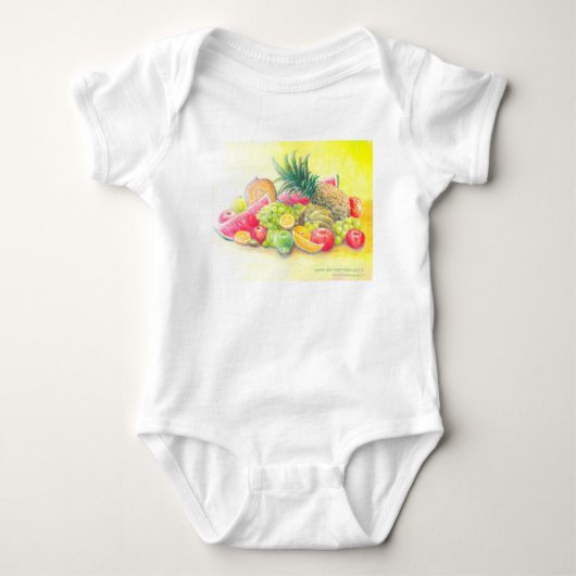 Gelukkig fruit romper (Voorkant)