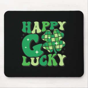 Gelukkig Ga Shamrock St. Patrick's Day Vrouwen Man Muismat