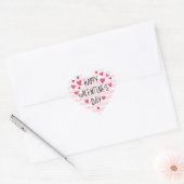 Gelukkig Galentine's Day Hart Stickers (Envelop)