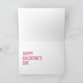 Gelukkig Galentine's Day Kaart (Binnen)