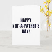 Gelukkig geen Vaderdag Kaart (Gele Bloem)