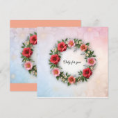 Gelukkig gelegenheid feestdagenkaart (Voorkant / Achterkant)