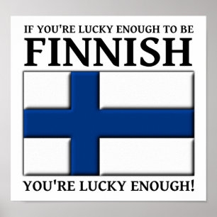 Gelukkig genoeg om een Finse Poster te zijn