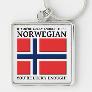 Gelukkig genoeg om een Noorse sleutelhanger te zij