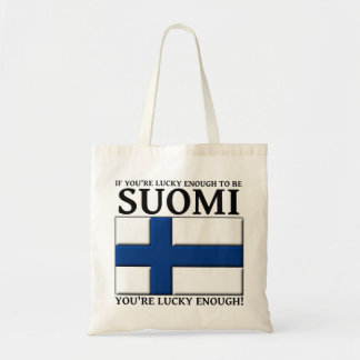 Gelukkig genoeg om een Suomi Finse tas te hebben