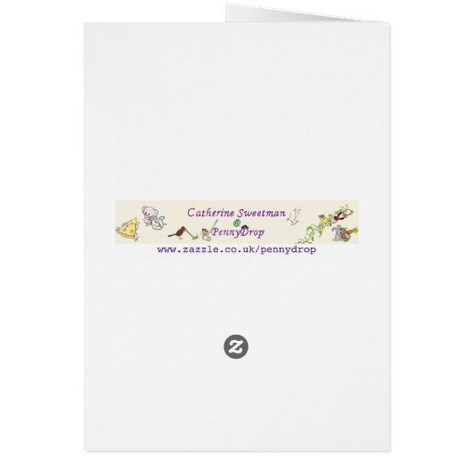 Gelukkig geschrokken Goat Day Funny Quirky Tekenin (Achterkant)