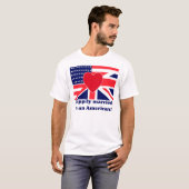 Gelukkig getrouwd met een Amerikaan T-shirt (Voorkant volledig)