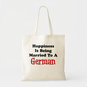 Gelukkig getrouwd met een Duitser Tote Bag