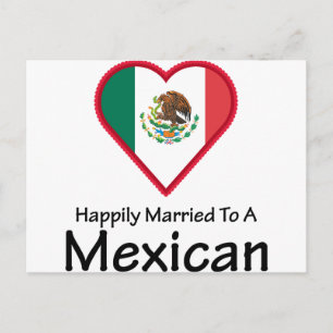 Gelukkig getrouwd Mexicaans Briefkaart