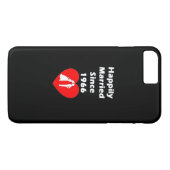 Gelukkig getrouwd sinds 1966 Case-Mate iPhone case (Achterkant (Horizontaal))