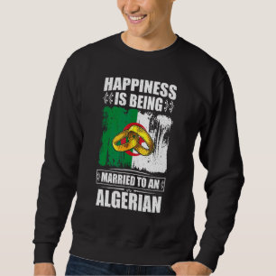 Gelukkig Getrouwd Zijn Met Een Algerijnse Algerije Trui