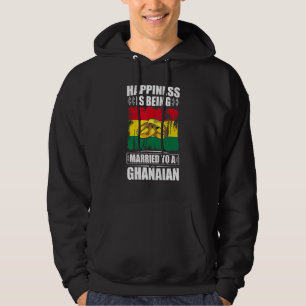 Gelukkig Getrouwd Zijn Met Een Ghanees Ghana Hoodie