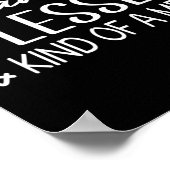 Gelukkig gezegend en soort van een rommelige grapp poster (Hoek)