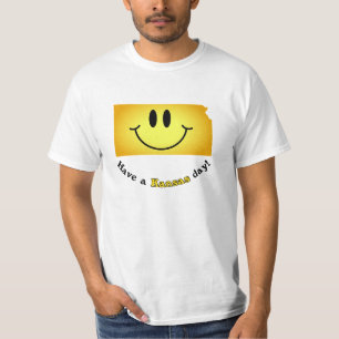 Gelukkig gezicht - een Kansas-dag! T-shirt