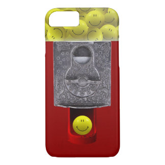 gelukkig gezicht gumball machine iPhone case
