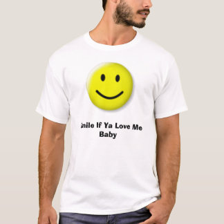 gelukkig, glimlach als Ya van me houdt, Baby T-shirt