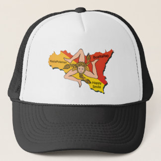 Gelukkig glimlach Sicilia Trucker Pet