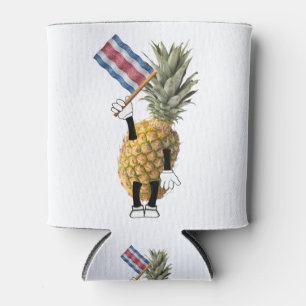 Gelukkig gooien we een Costa Ricaanse vlag met ana Blikjeskoeler