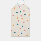 Gelukkig Grateful Blessed met Oranje pompoen Cadeaulabel (Achterkant)