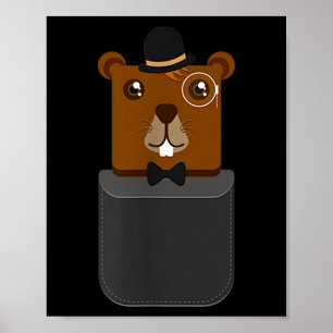 Gelukkig Groundhog Day T-shirt In Je Zak Poster