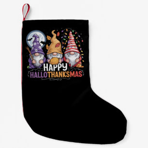 Gelukkig HalloDankMas Kabouters Halloween Kerstmis Kleine Kerstsok