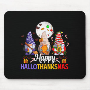 Gelukkig Hallothanksmas Kabouter Liefhebber Hallow Muismat