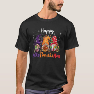 Gelukkig Hallothanksmas Kabouter Liefhebber Hallow T-shirt