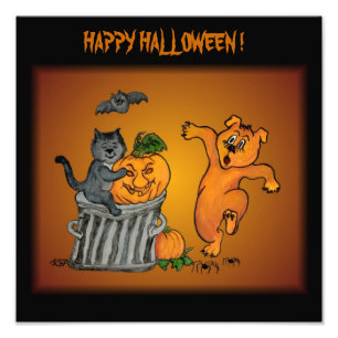 Gelukkig Halloween! 5 Foto Afdruk