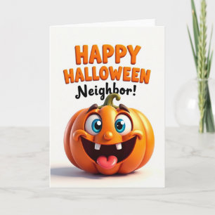 Gelukkig Halloween Buur Kaart