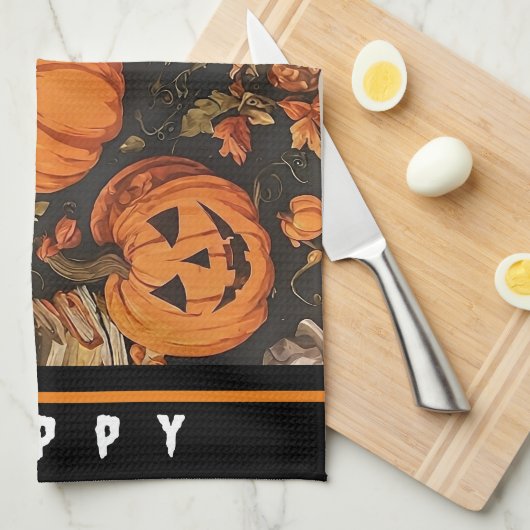 Gelukkig Halloween Collectie Theedoek (Quarter Fold)
