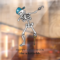 Gelukkig Halloween Dabbing Skelet Piraat