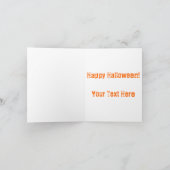 Gelukkig Halloween! De Kaart van de nota (Binnen)