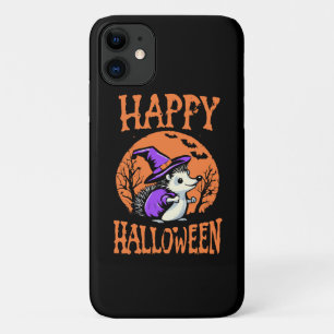 Gelukkig Halloween Egeltje Heks iPhone 11 Hoesje