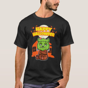 Gelukkig Halloween Enge Hallow's Eve Feestkostuum T-shirt