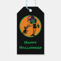 Gelukkig Halloween Grappige Cadeautag