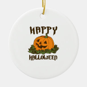 Gelukkig Halloween Grappige Halloween Kostuum Keramisch Ornament