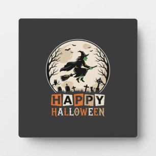 Gelukkig Halloween Hek Maan Kerkhof Ontwerp_1 Fotoplaat