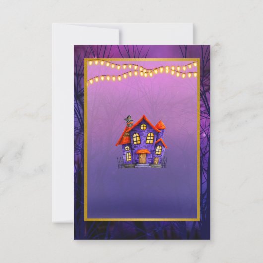 Gelukkig Halloween Het is Spooky Seizoen Viering Kaart (Achterkant)