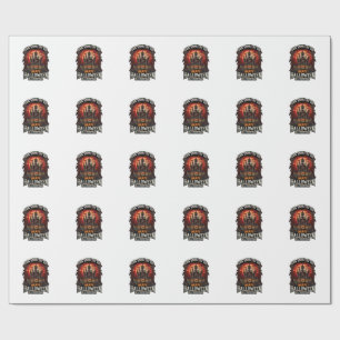 Gelukkig Halloween Is Elke Dag Gehekeld Kasteel Po Cadeaupapier