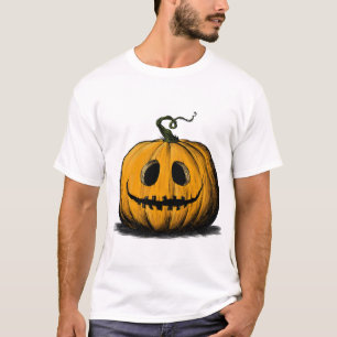 Gelukkig Halloween Jack O'Lantern Volwassene Natuu T-shirt