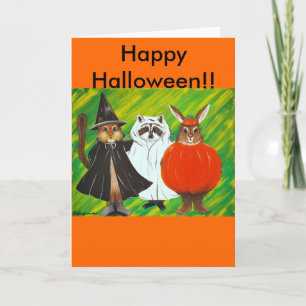 Gelukkig Halloween Kaart
