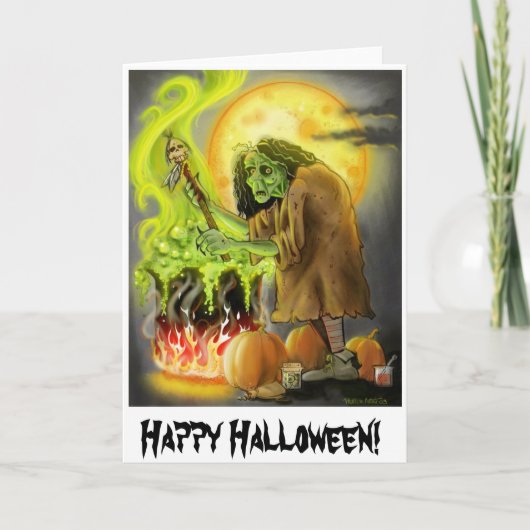 Gelukkig Halloween! Kaart (Voorkant)