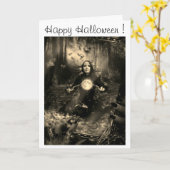 Gelukkig Halloween! Kaart (Gele Bloem)