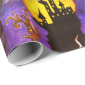 Gelukkig Halloween kasteel inpakpapier (Rol Hoek)