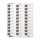 Gelukkig Halloween kind Etiket (Full Sheet)