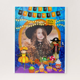 Gelukkig Halloween Kostuum Kinderfeest Viering Legpuzzel